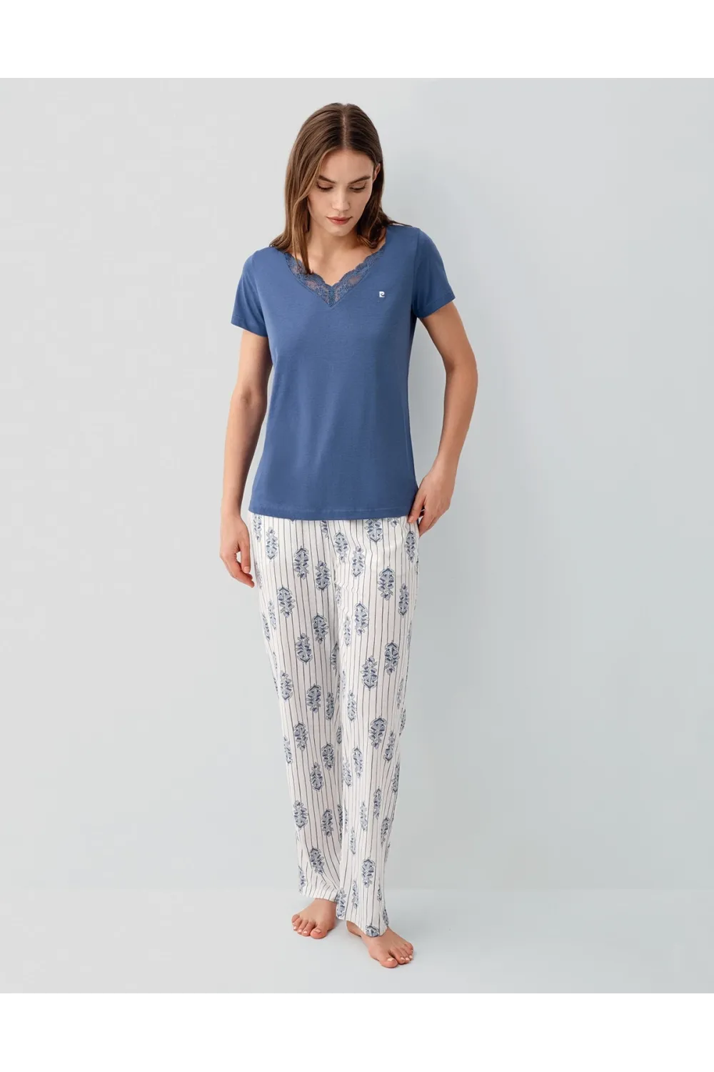 ieg™ Pierre Cardin 9214-S Kadın Kısa Kol Pijama Takımı
