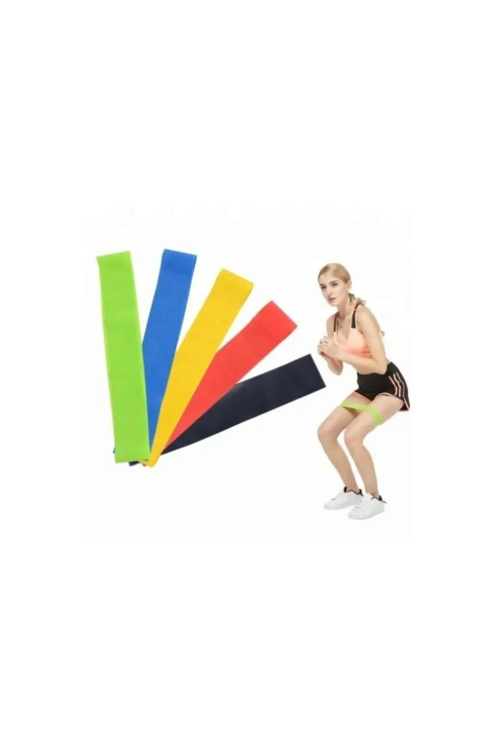Pilates Direnç Lastiği Seti 5 Adet