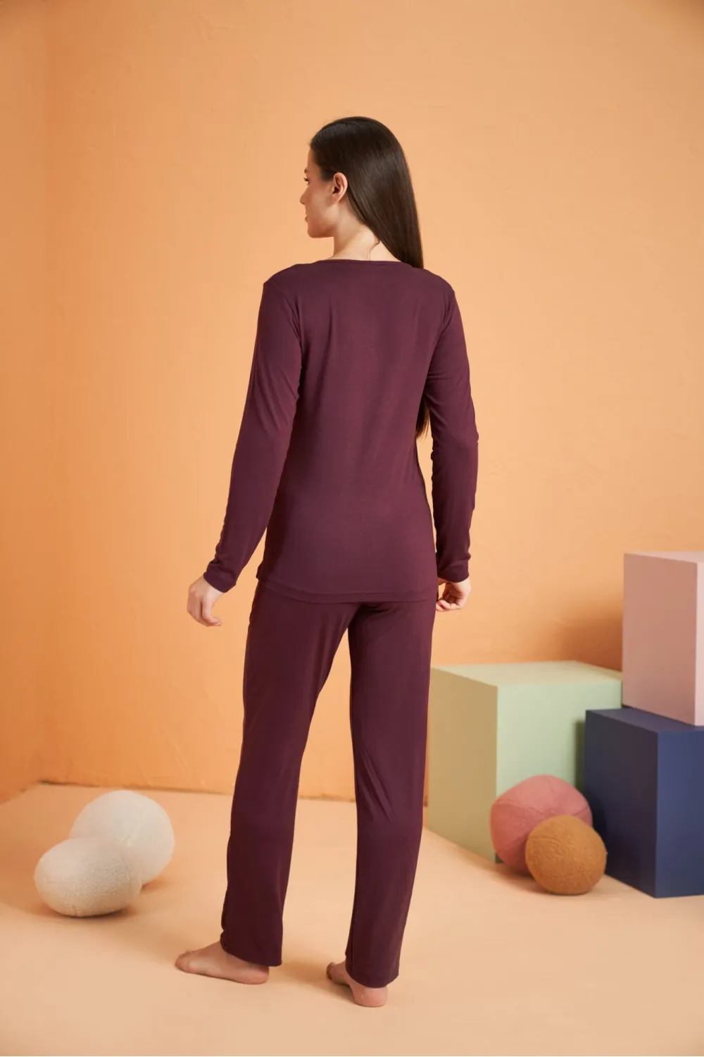 ieg™ PJS 28048 Kadın Patlı Pijama Takım