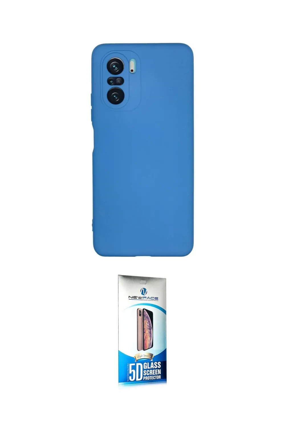 ieg™ Poco F3 Kılıf Ahenk Serisi - Siyah 5D Eko Cam Ekran Koruyucu