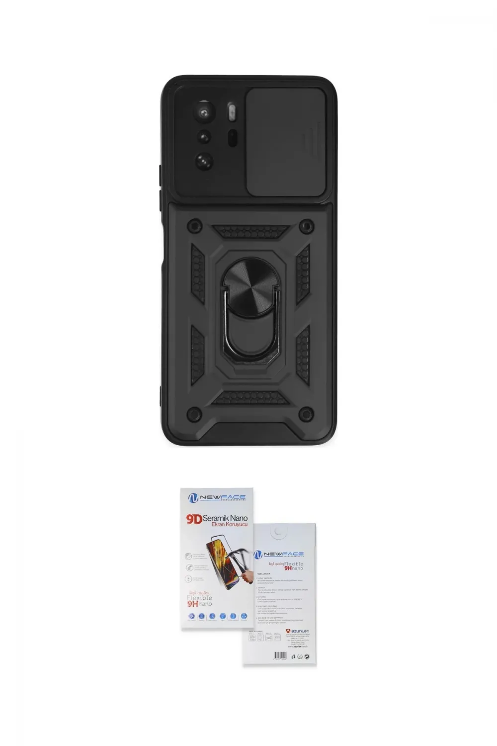 ieg™ Poco X3 GT Kılıf Ahenk Klasik - Siyah Seramik Nano Ekran Koruyucu