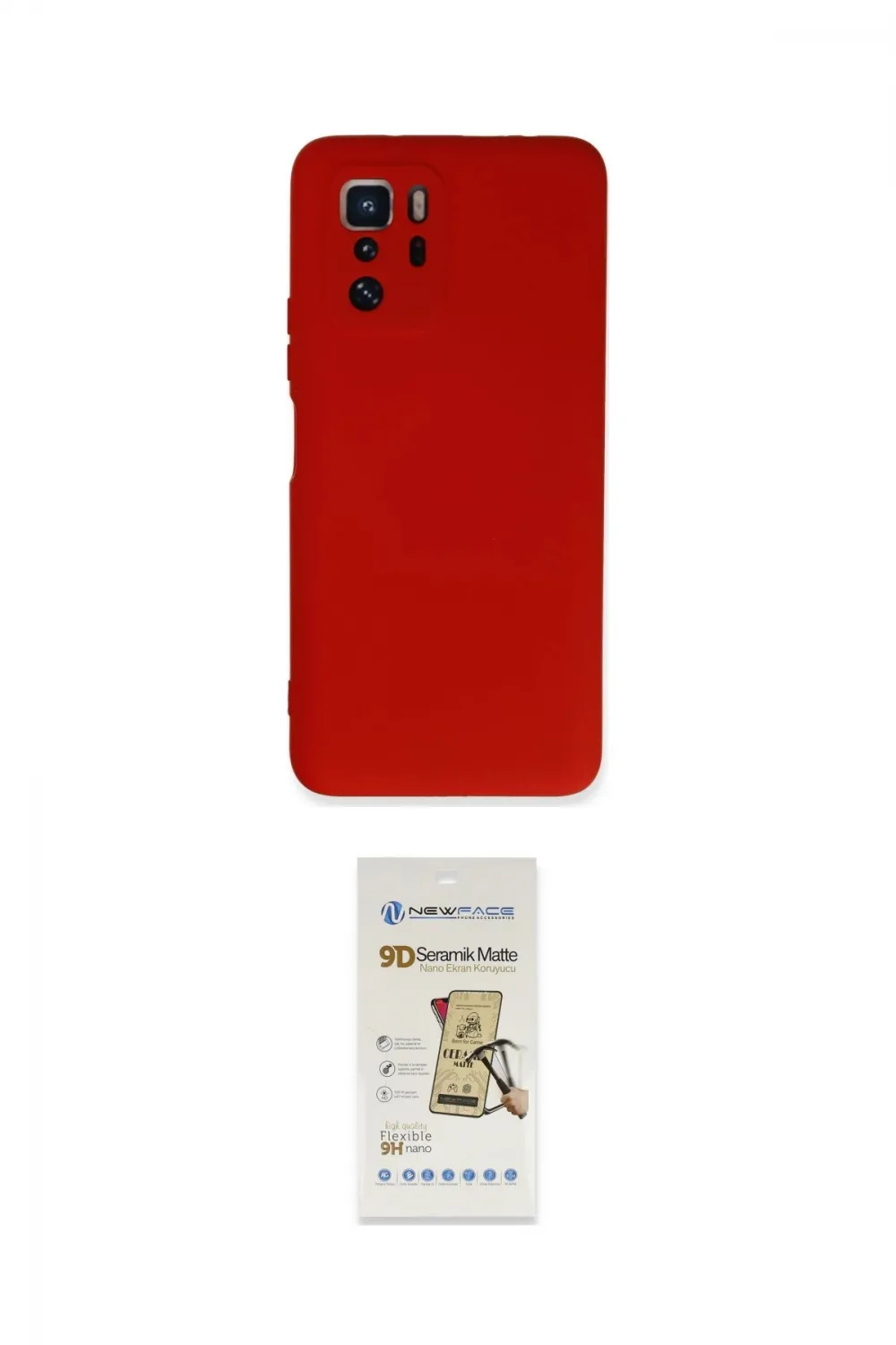 ieg™ Poco X3 GT Kılıf Ahenk Serisi - Siyah Mat Seramik Nano Ekran Koruyucu