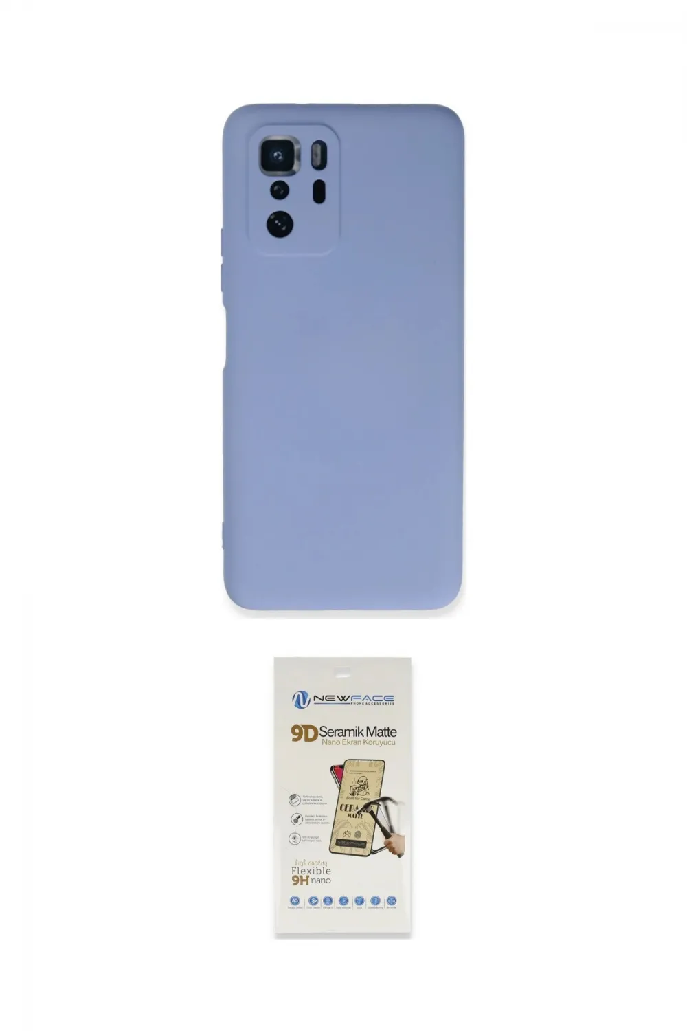 ieg™ Poco X3 GT Kılıf Ahenk Serisi - Siyah Mat Seramik Nano Ekran Koruyucu