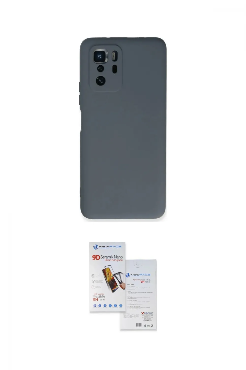 ieg™ Poco X3 GT Kılıf Ahenk Serisi - Siyah Seramik Nano Ekran Koruyucu