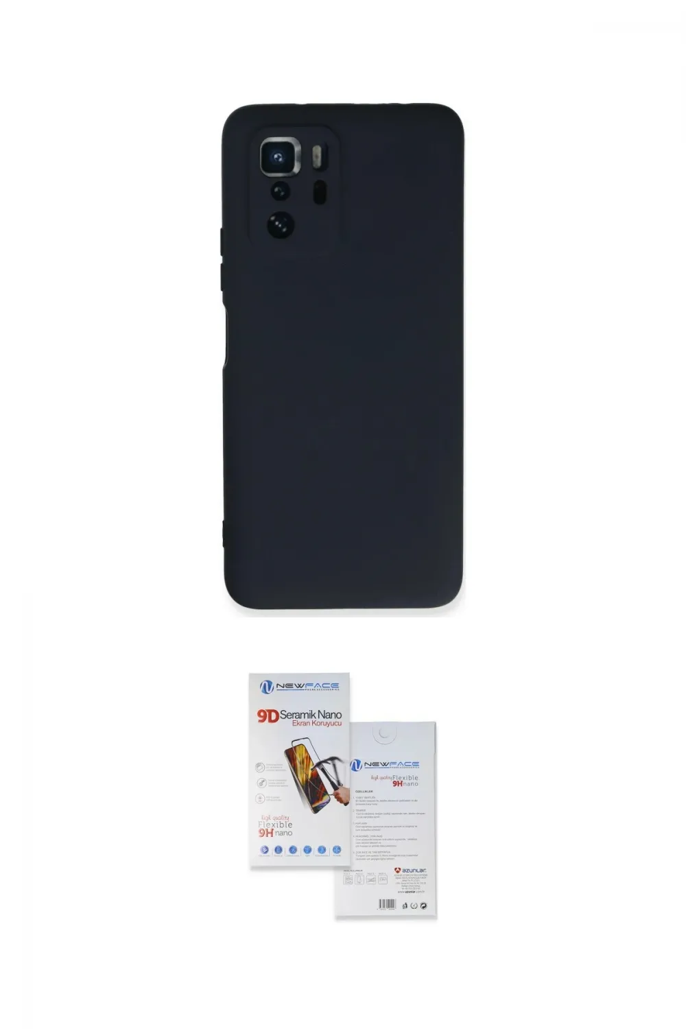 ieg™ Poco X3 GT Kılıf Ahenk Serisi - Siyah Seramik Nano Ekran Koruyucu