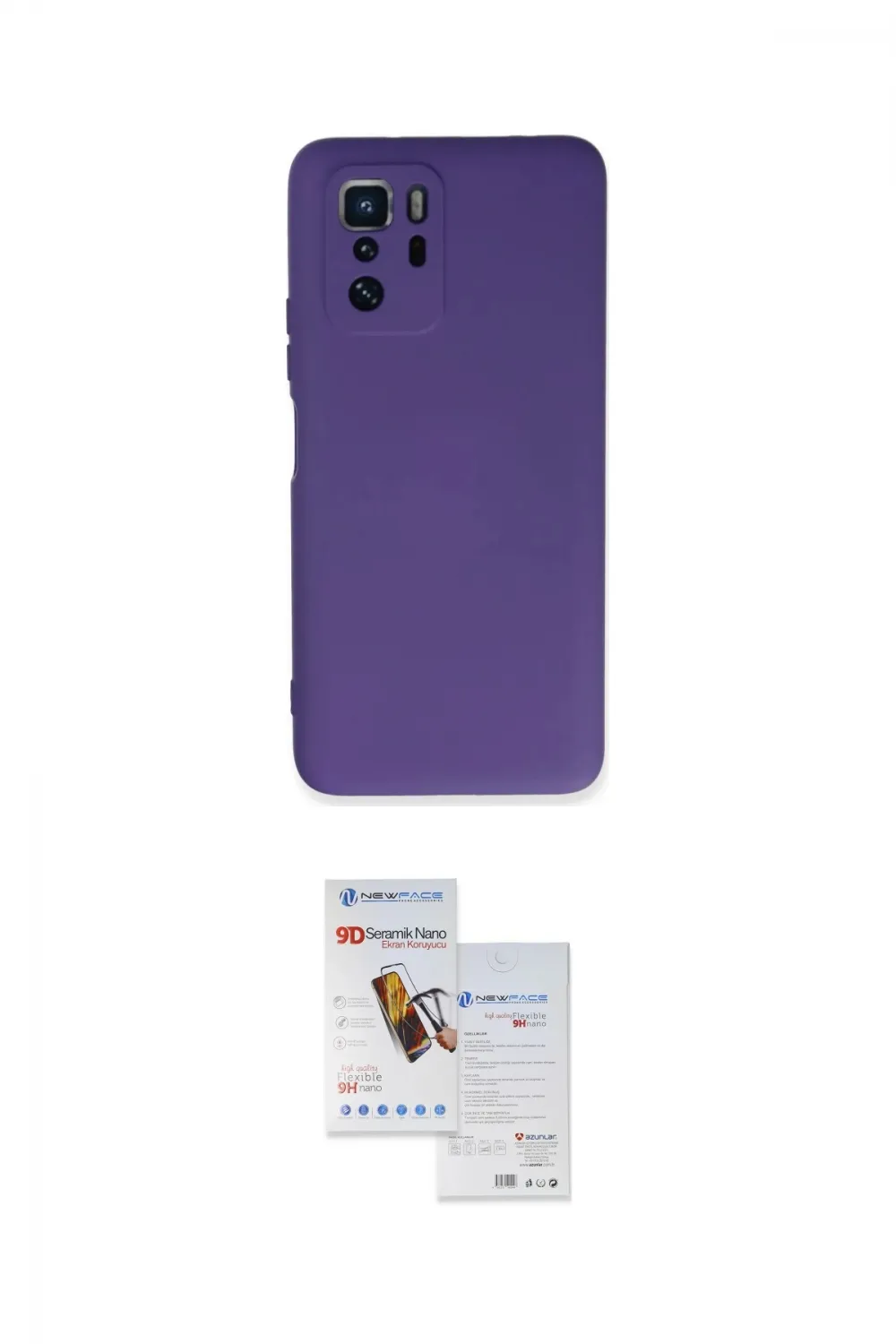 ieg™ Poco X3 GT Kılıf Ahenk Serisi - Siyah Seramik Nano Ekran Koruyucu