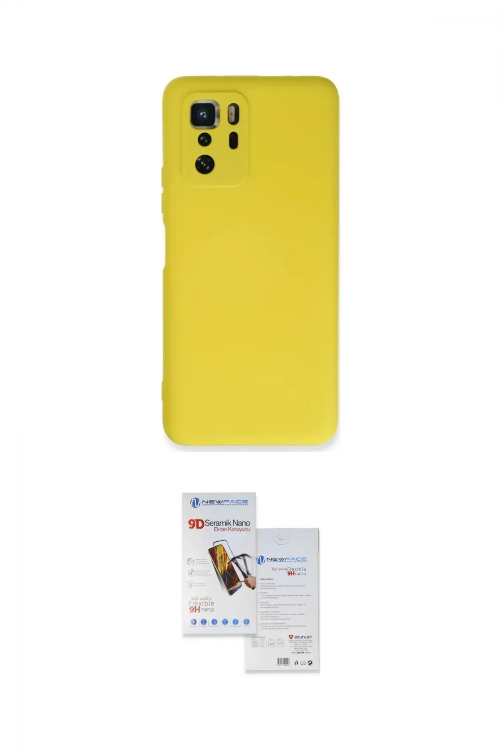 ieg™ Poco X3 GT Kılıf Ahenk Serisi - Siyah Seramik Nano Ekran Koruyucu