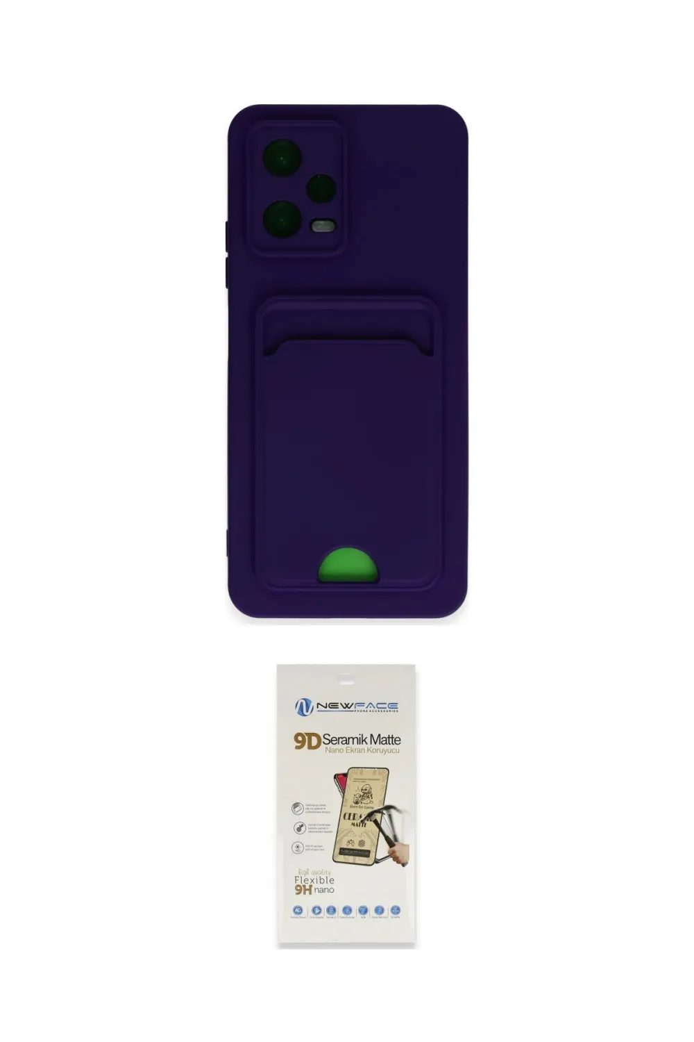 ieg™ Poco X5 5G Kılıf Vadi Çizgi Prime - Siyah Mat Seramik Nano Ekran Koruyucu