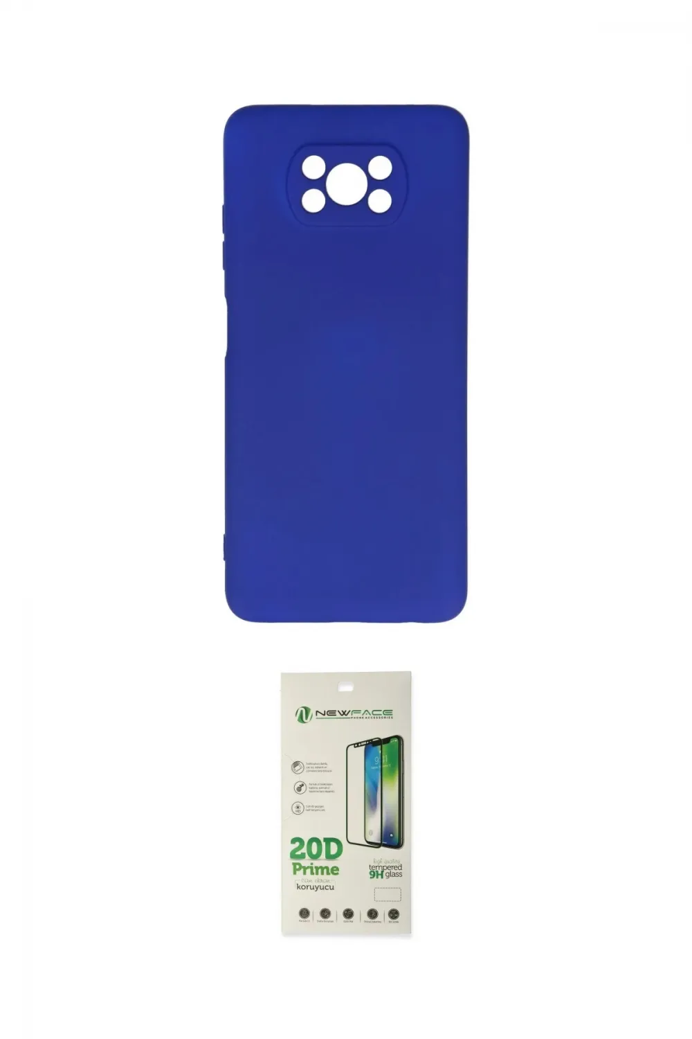 ieg™ Pocophone X3 Kılıf Ahenk Serisi - Siyah 20D Premium Cam Ekran Koruyucu