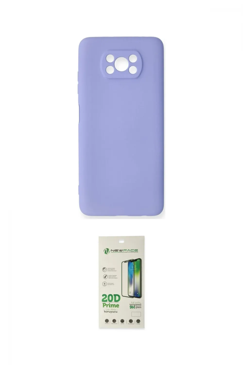 ieg™ Pocophone X3 Kılıf Ahenk Serisi - Siyah 20D Premium Cam Ekran Koruyucu