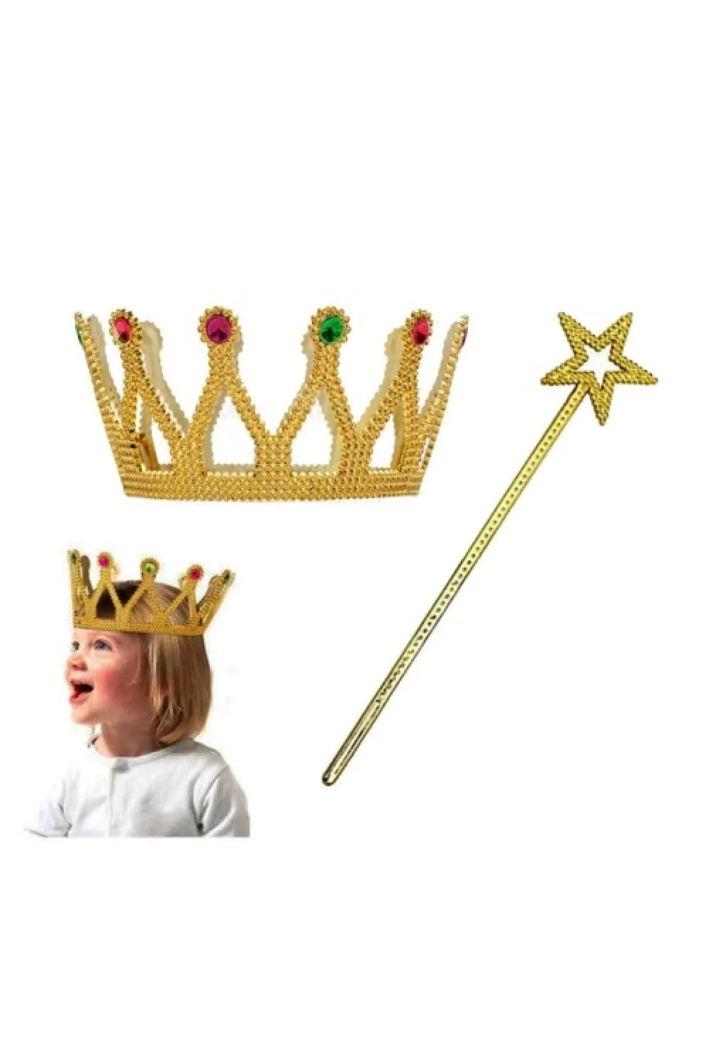 Prenses Tacı Seti Çocuk Boy