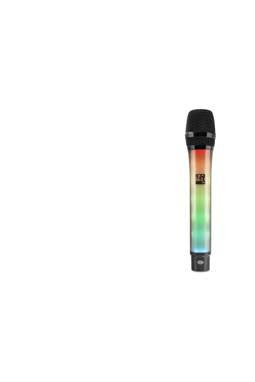 Profesyonel Kablosuz Uhf Mikrofon Rgb - Siyah WX-81