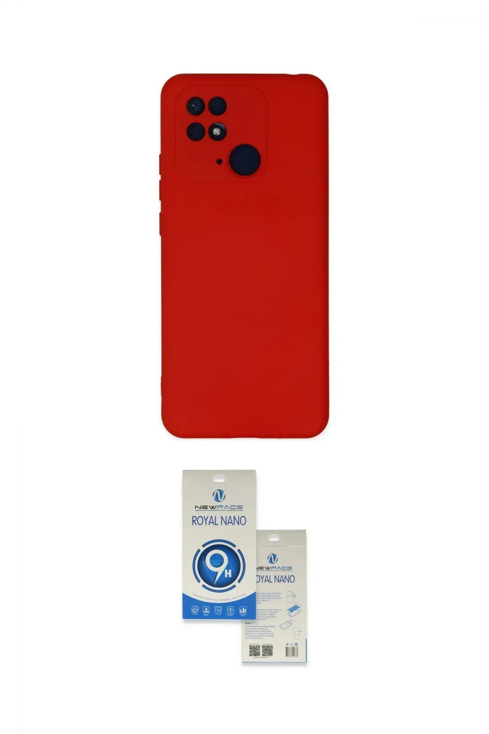 ieg™ Redmi 10C Kılıf Ahenk Serisi - Şeffaf Royal Nano Ekran Koruyucu