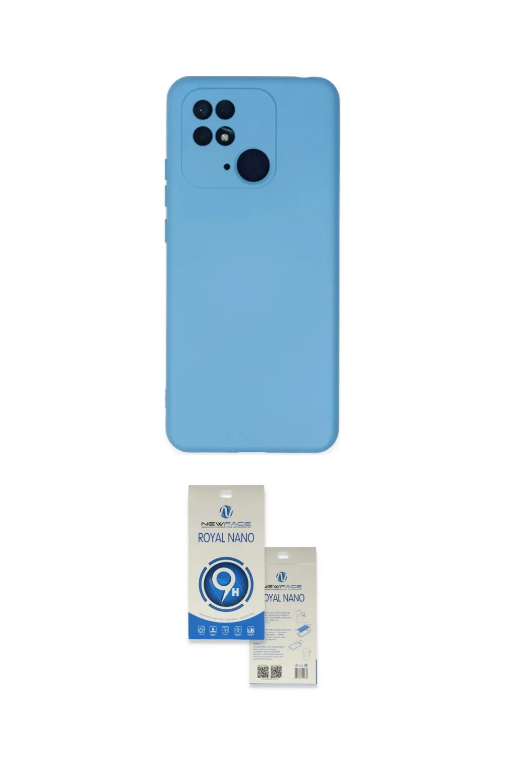 ieg™ Redmi 10C Kılıf Ahenk Serisi - Şeffaf Royal Nano Ekran Koruyucu