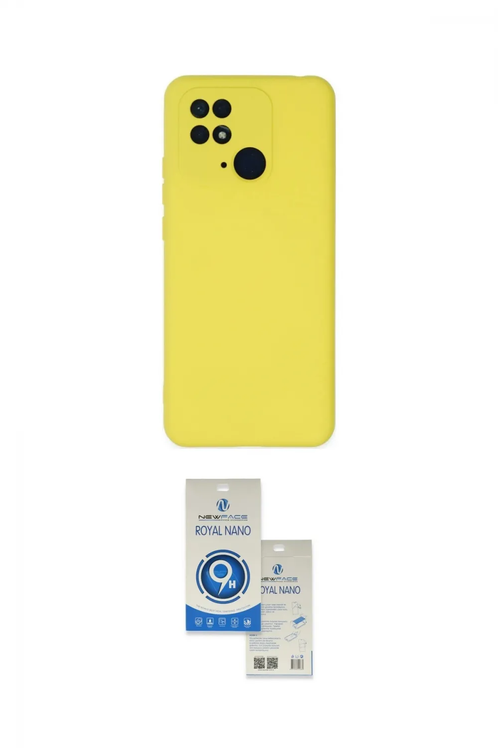 ieg™ Redmi 10C Kılıf Ahenk Serisi - Şeffaf Royal Nano Ekran Koruyucu