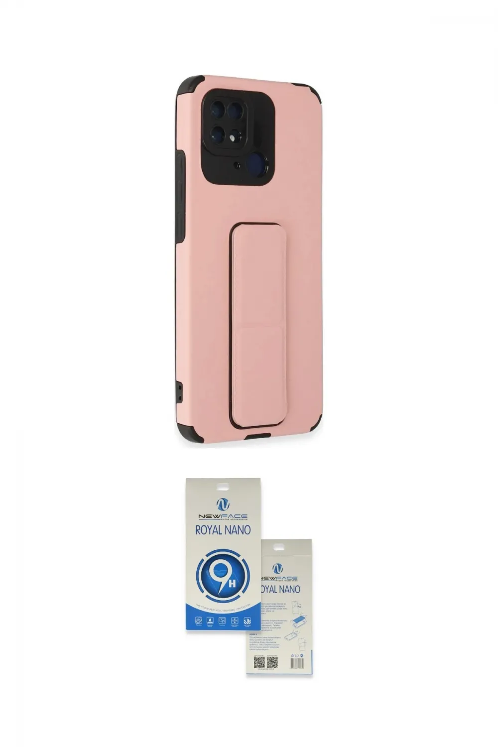 ieg™ Redmi 10C Kılıf Çekirdek Yansıma - Şeffaf Royal Nano Ekran Koruyucu