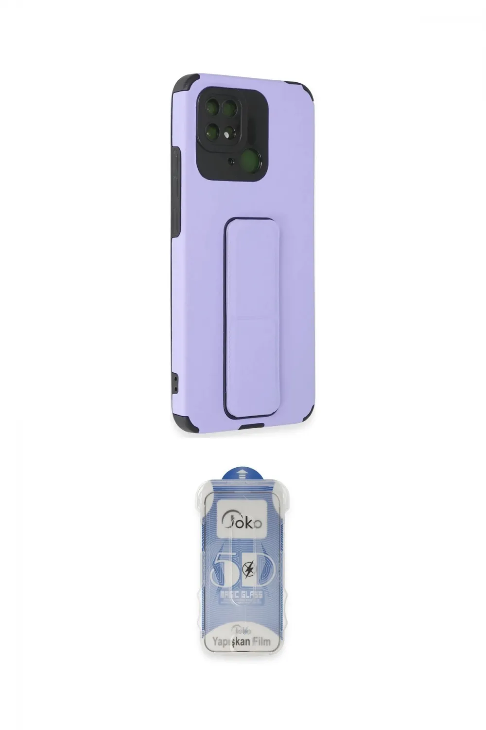 ieg™ Redmi 10C Kılıf Çekirdek Yansıma - Siyah Joko Magic 5D Cam