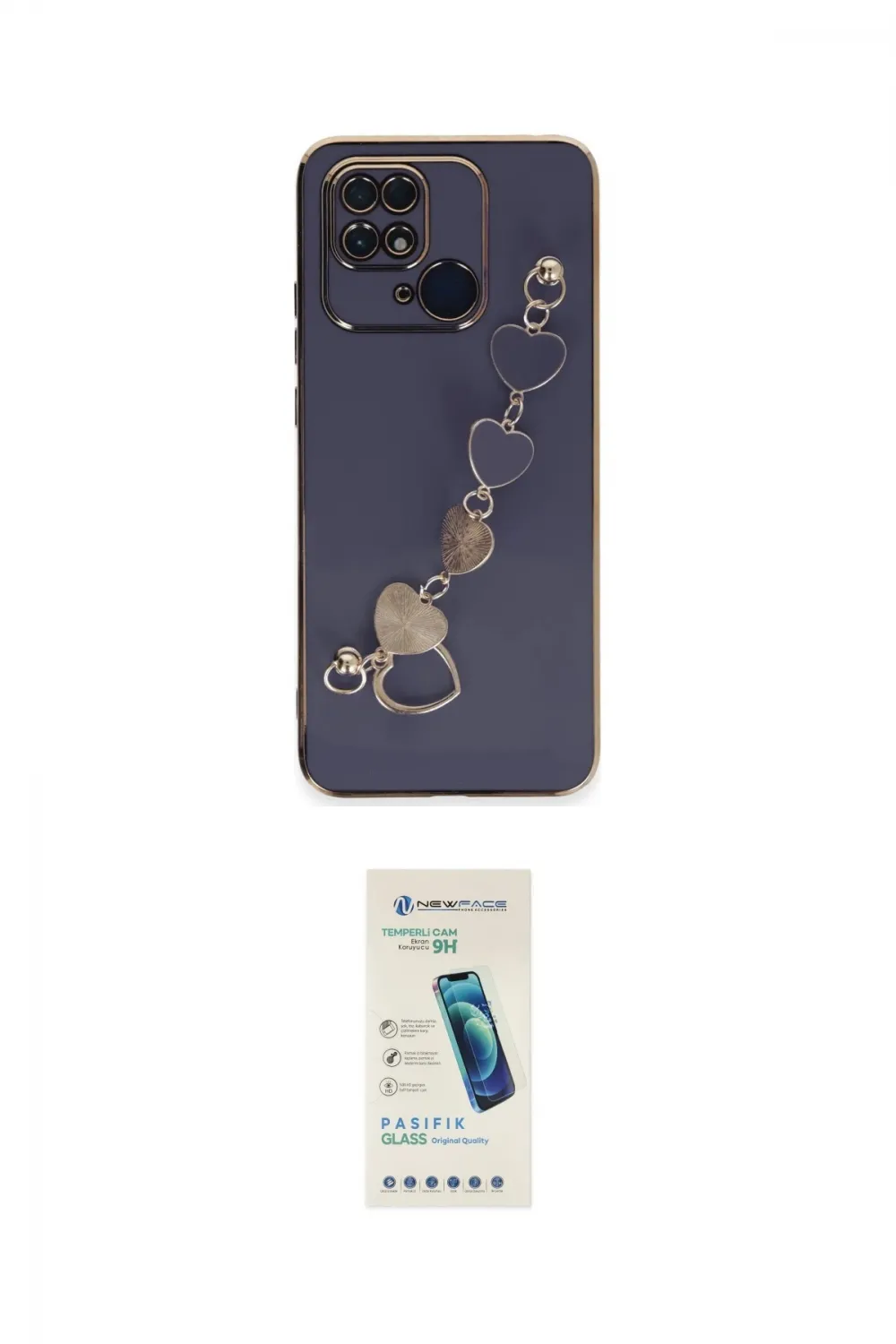 ieg™ Redmi 10C Kılıf Nova Işık Prime - Şeffaf Pasifik Cam Ekran Koruyucu