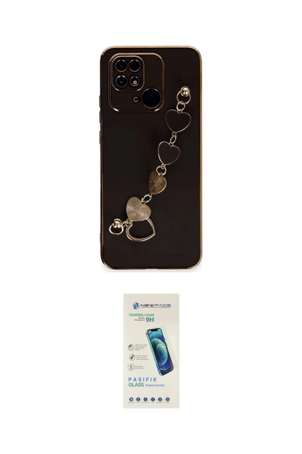 ieg™ Redmi 10C Kılıf Nova Işık Prime - Şeffaf Pasifik Cam Ekran Koruyucu