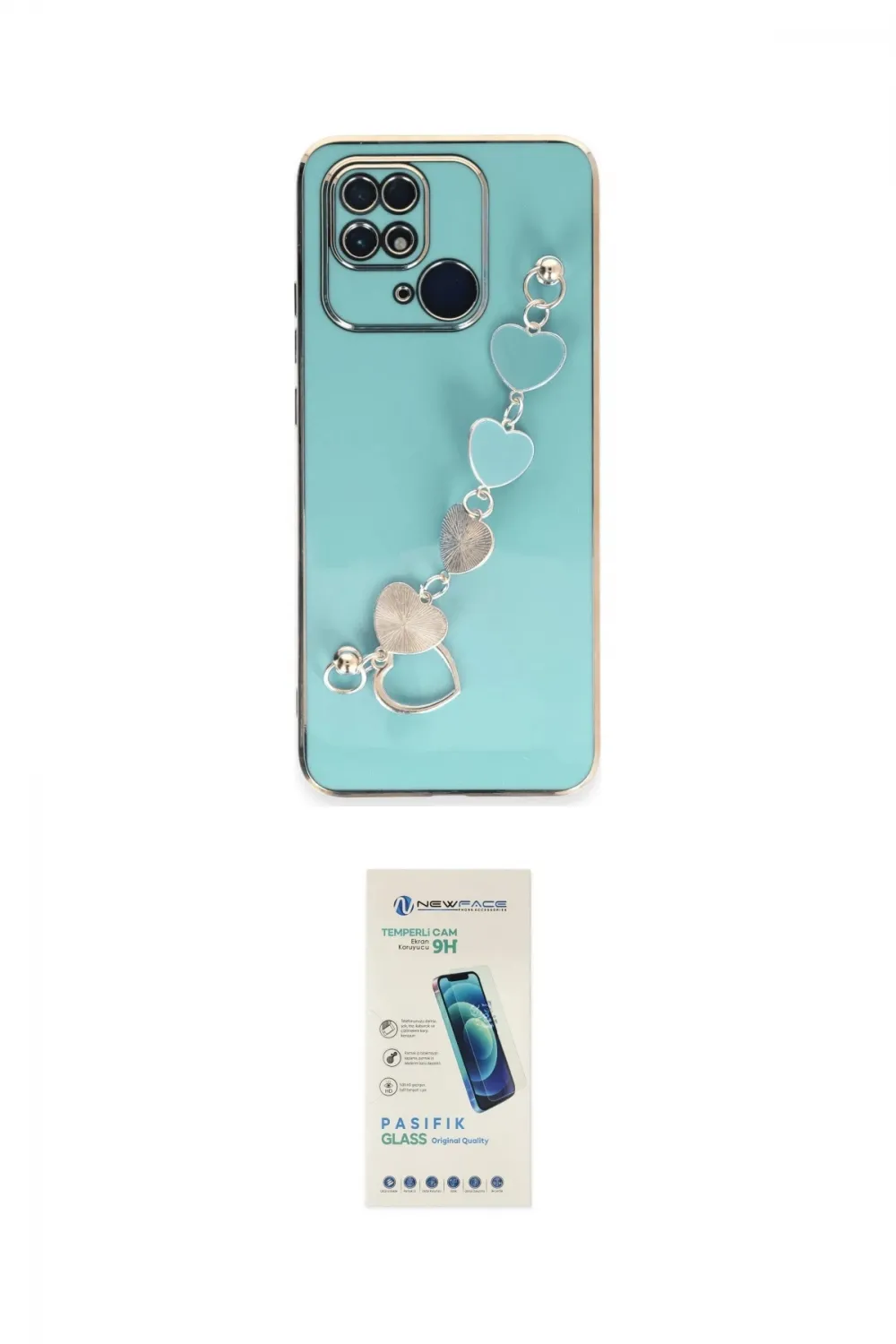 ieg™ Redmi 10C Kılıf Nova Işık Prime - Şeffaf Pasifik Cam Ekran Koruyucu