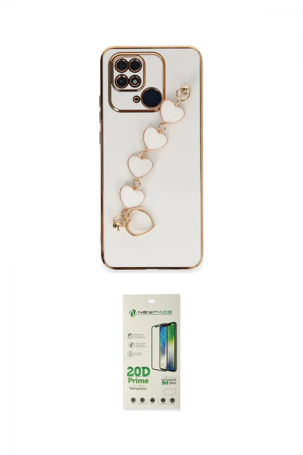 ieg™ Redmi 10C Kılıf Nova Işık Prime - Siyah 20D Premium Cam Ekran Koruyucu
