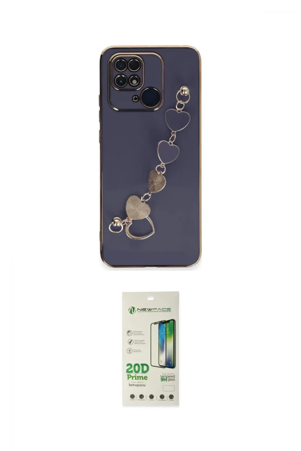 ieg™ Redmi 10C Kılıf Nova Işık Prime - Siyah 20D Premium Cam Ekran Koruyucu