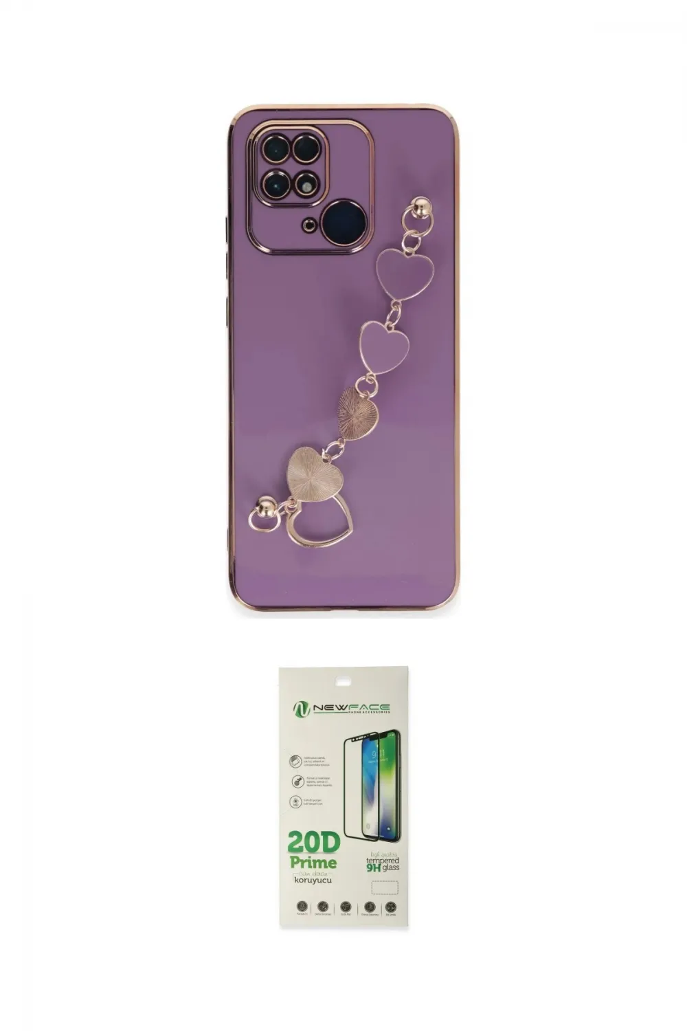 ieg™ Redmi 10C Kılıf Nova Işık Prime - Siyah 20D Premium Cam Ekran Koruyucu