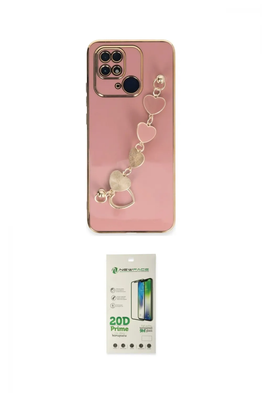 ieg™ Redmi 10C Kılıf Nova Işık Prime - Siyah 20D Premium Cam Ekran Koruyucu