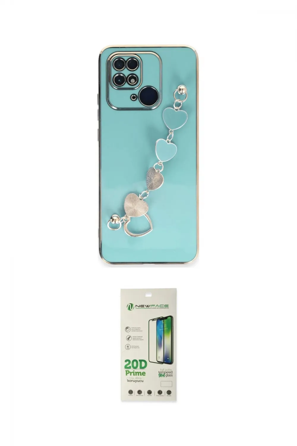 ieg™ Redmi 10C Kılıf Nova Işık Prime - Siyah 20D Premium Cam Ekran Koruyucu