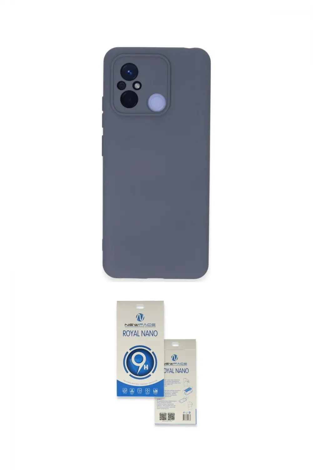 ieg™ Redmi 12C Kılıf Ahenk Serisi - Şeffaf Royal Nano Ekran Koruyucu