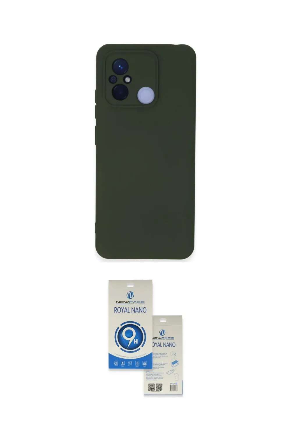 ieg™ Redmi 12C Kılıf Ahenk Serisi - Şeffaf Royal Nano Ekran Koruyucu