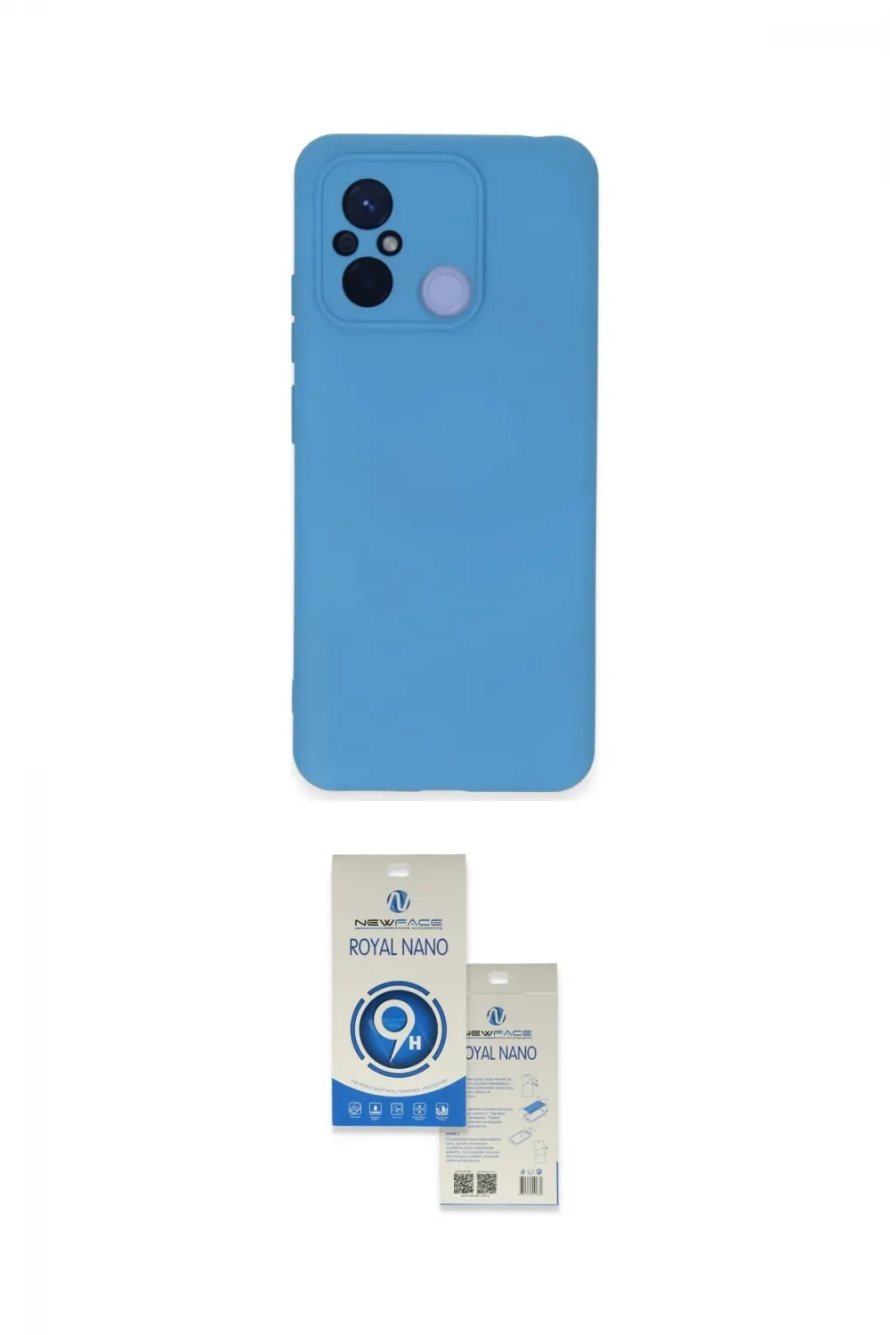 ieg™ Redmi 12C Kılıf Ahenk Serisi - Şeffaf Royal Nano Ekran Koruyucu