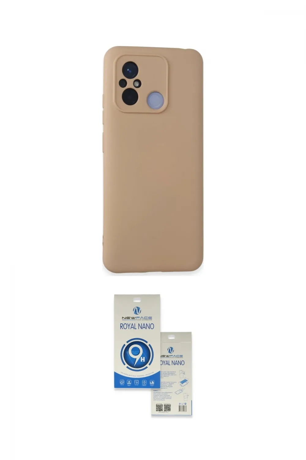 ieg™ Redmi 12C Kılıf Ahenk Serisi - Şeffaf Royal Nano Ekran Koruyucu