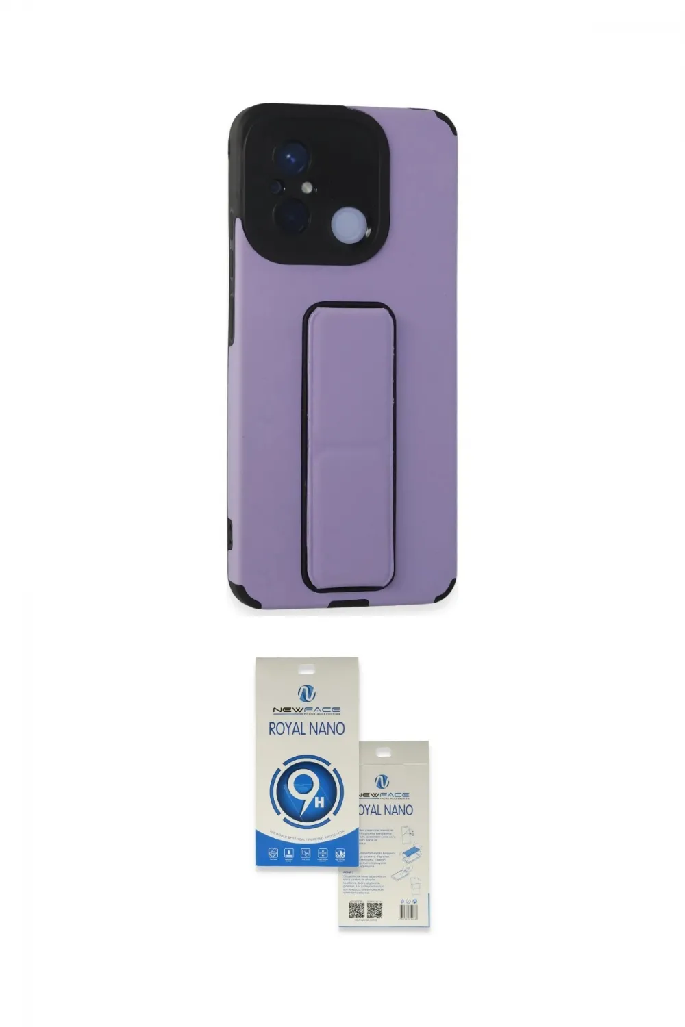 ieg™ Redmi 12C Kılıf Çekirdek Yansıma - Şeffaf Royal Nano Ekran Koruyucu