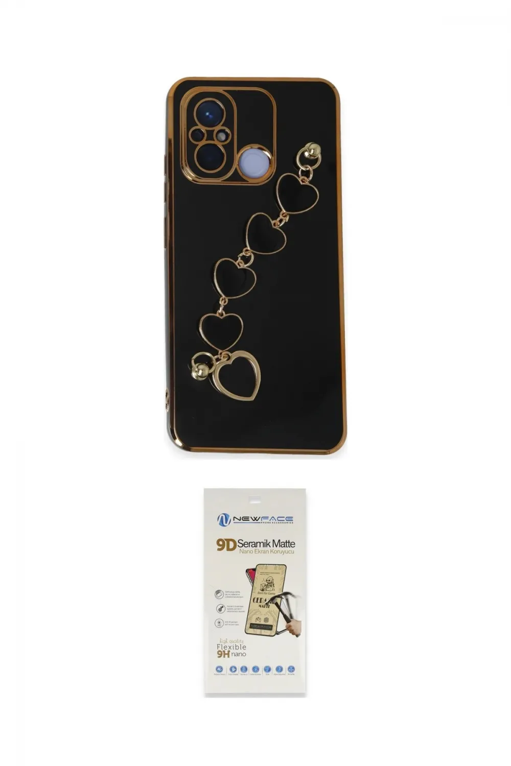 ieg™ Redmi 12C Kılıf Nova Işık Prime - Siyah Mat Seramik Nano Ekran Koruyucu