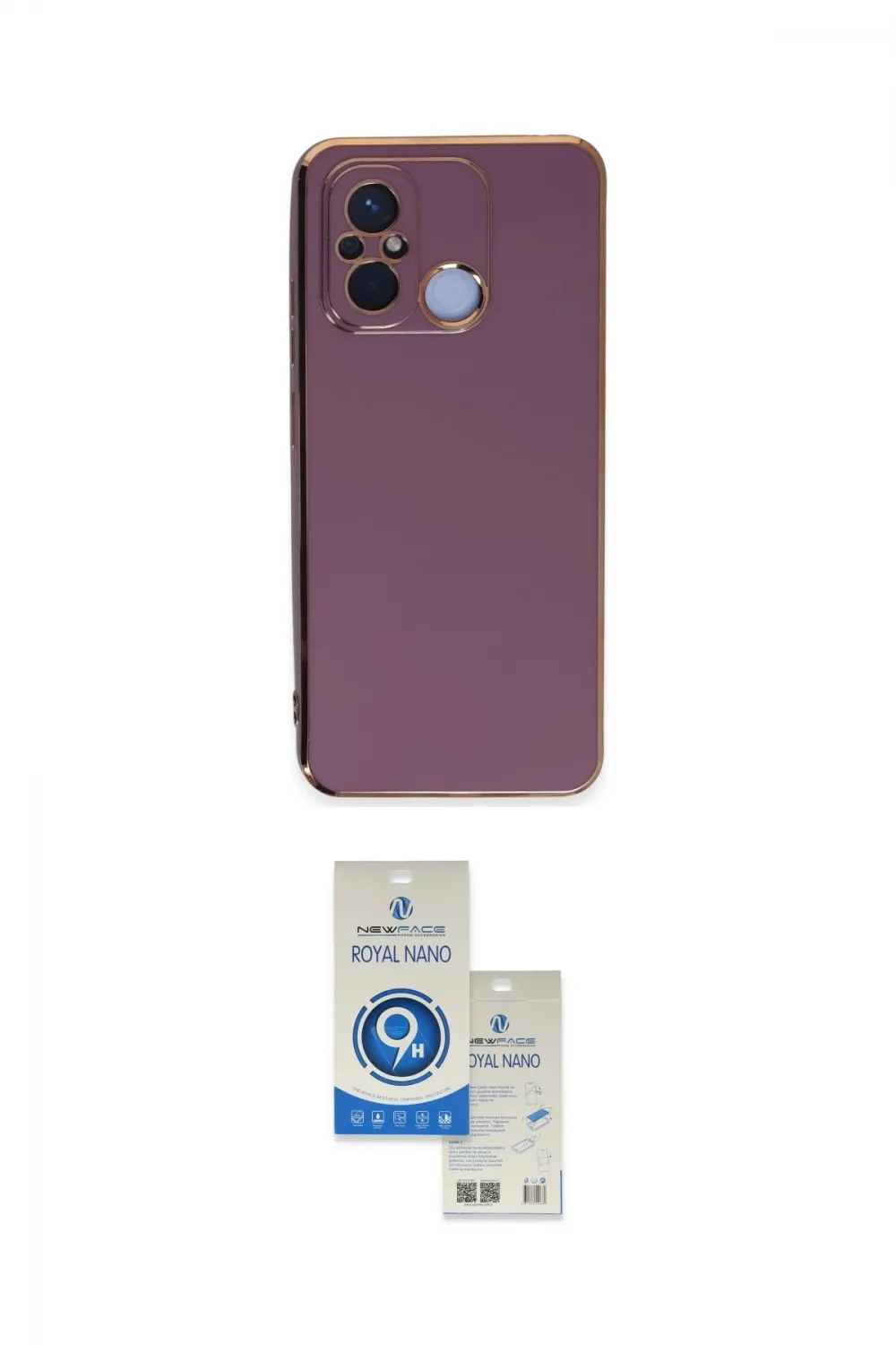 ieg™ Redmi 12C Kılıf Yankı Serisi - Şeffaf Royal Nano Ekran Koruyucu