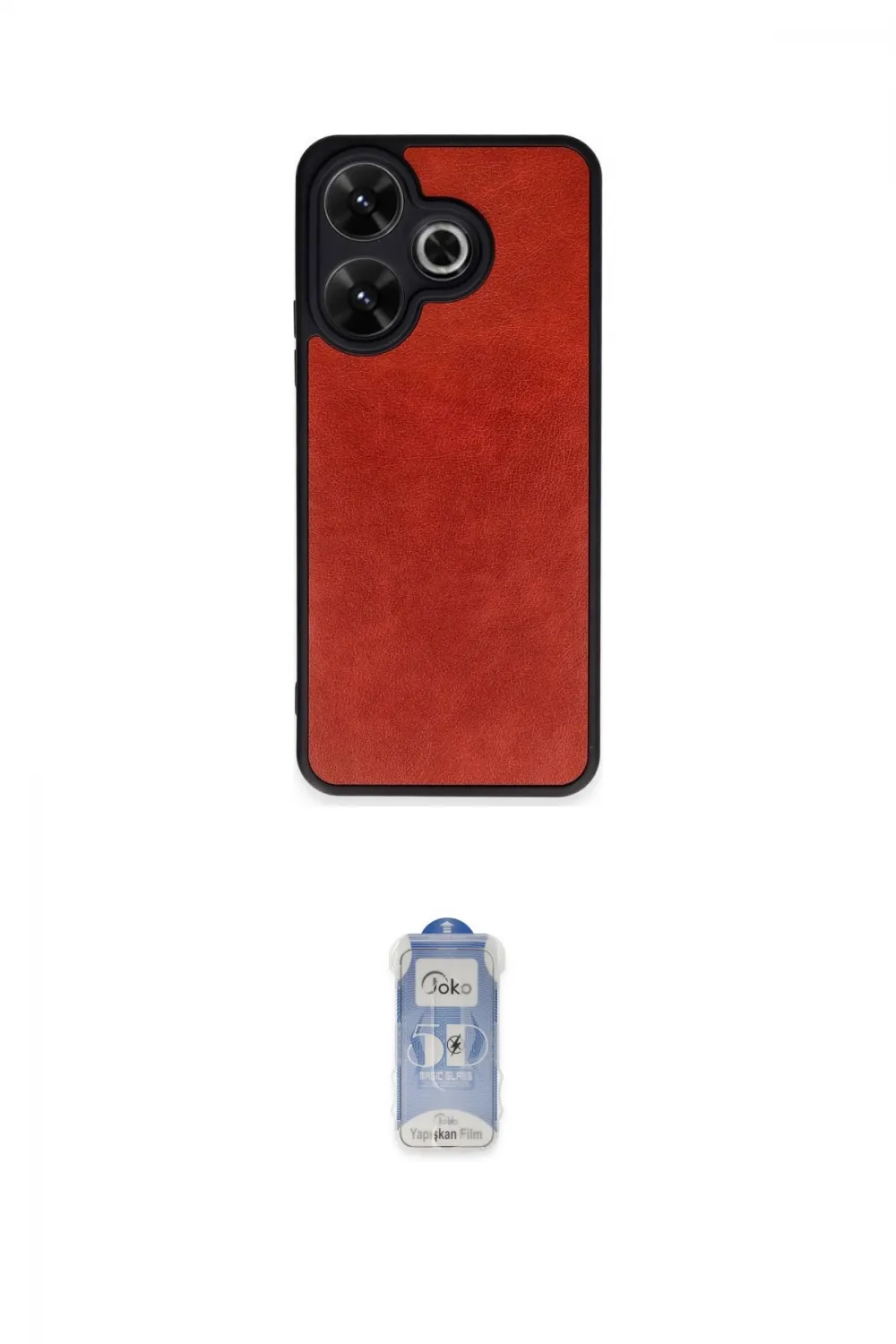 ieg™ Redmi 13 4G Kılıf Kıvılcım Işık Serisi - Siyah Joko Magic 5D Cam