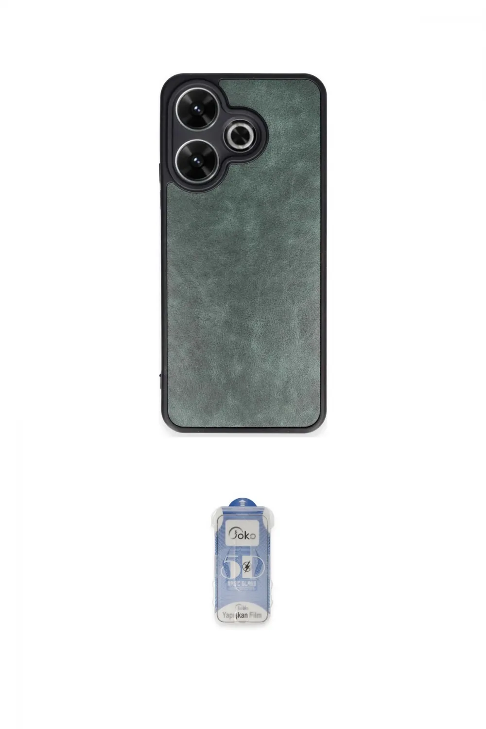 ieg™ Redmi 13 4G Kılıf Kıvılcım Işık Serisi - Siyah Joko Magic 5D Cam