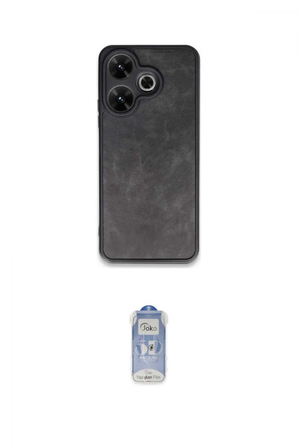 ieg™ Redmi 13 4G Kılıf Kıvılcım Işık Serisi - Siyah Joko Magic 5D Cam