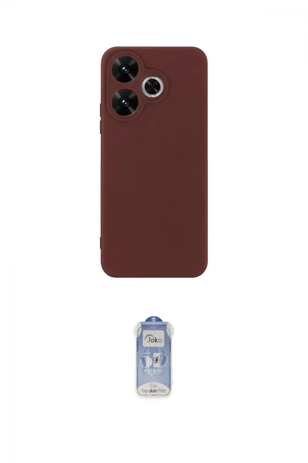 ieg™ Redmi 13 4G Kılıf Kozmos Yansıma Özel Seri - Siyah Joko Magic 5D Cam