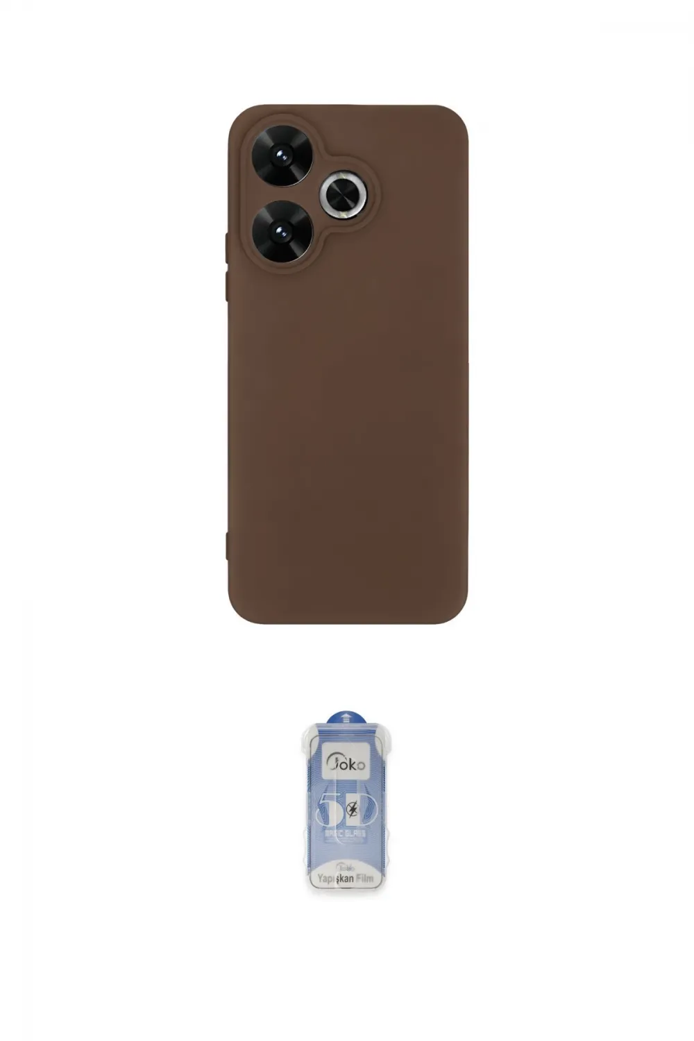 ieg™ Redmi 13 4G Kılıf Kozmos Yansıma Özel Seri - Siyah Joko Magic 5D Cam