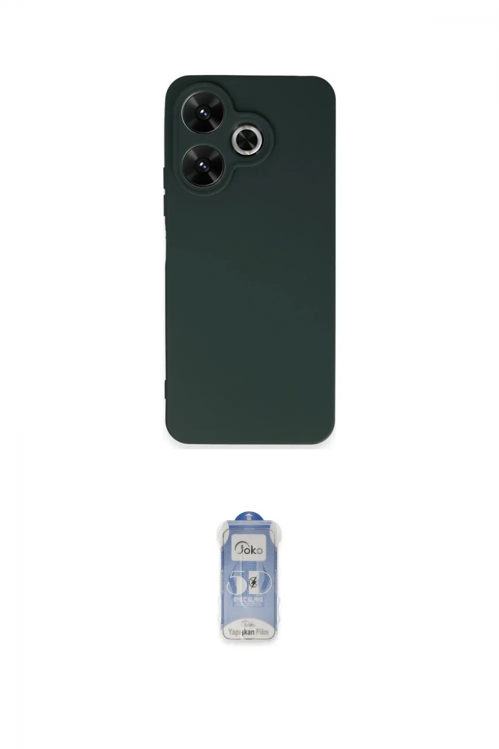 ieg™ Redmi 13 4G Kılıf Kozmos Yansıma Özel Seri - Siyah Joko Magic 5D Cam