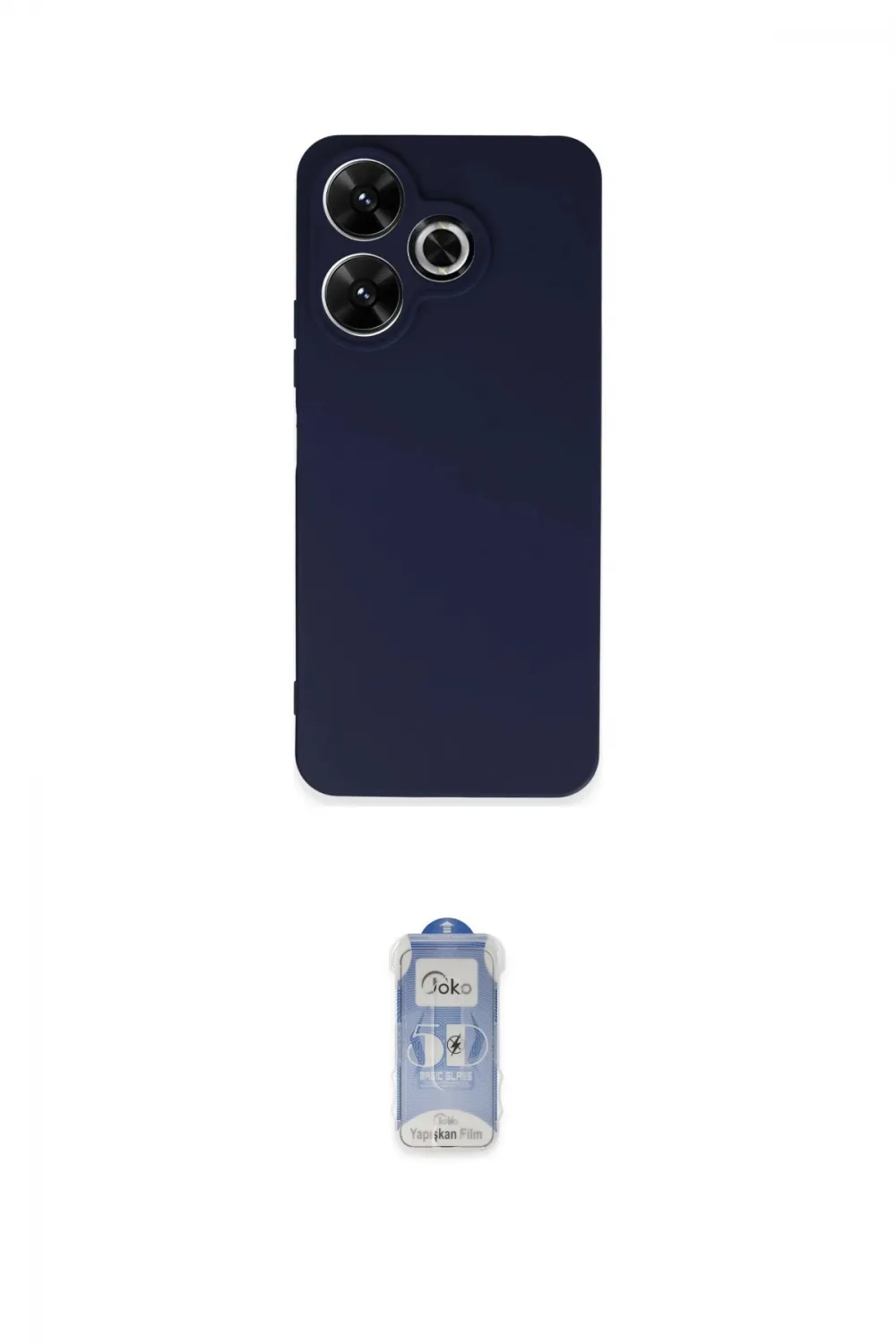 ieg™ Redmi 13 4G Kılıf Kozmos Yansıma Özel Seri - Siyah Joko Magic 5D Cam