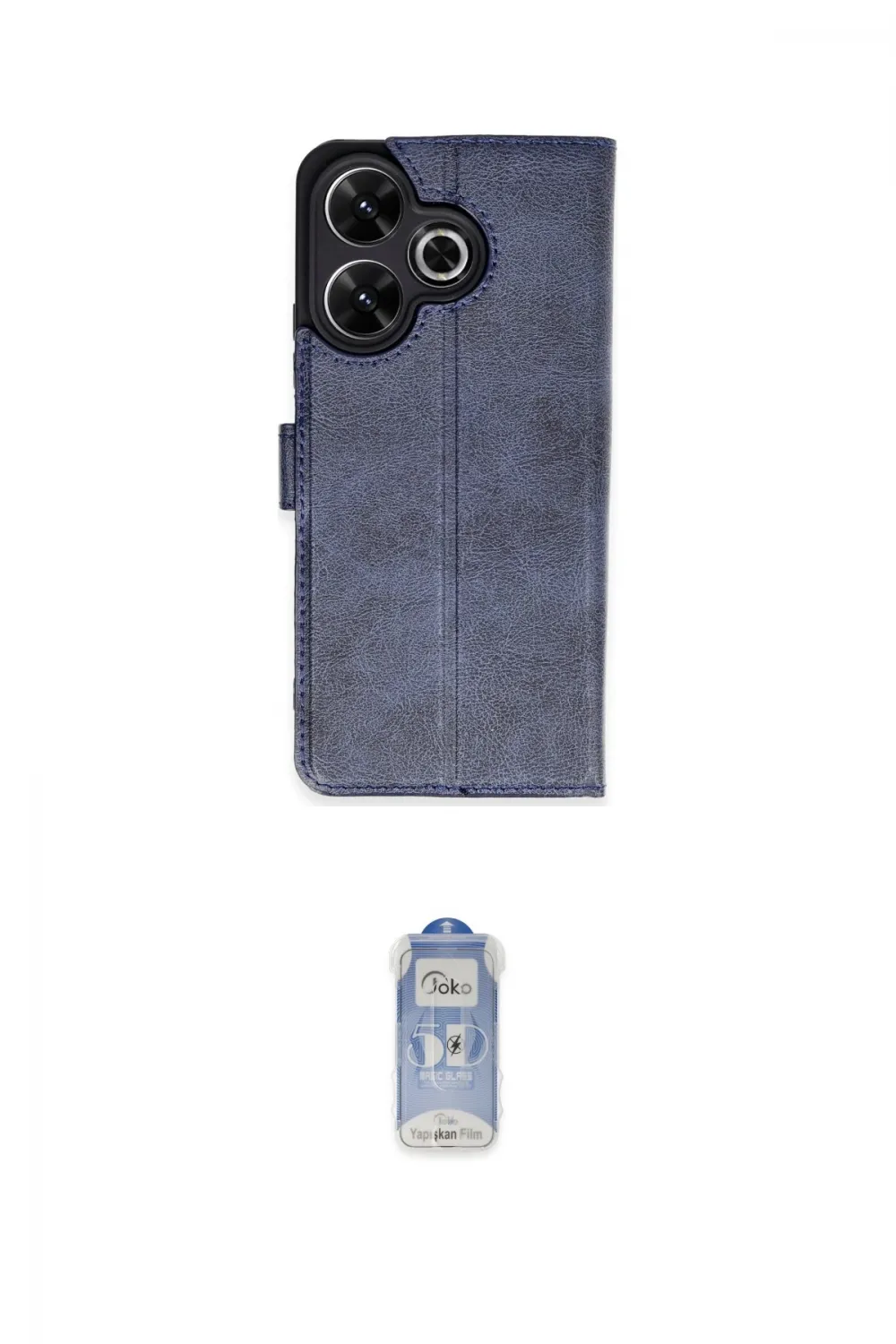 ieg™ Redmi 13 4G Kılıf Siluet Işık Serisi - Siyah Joko Magic 5D Cam