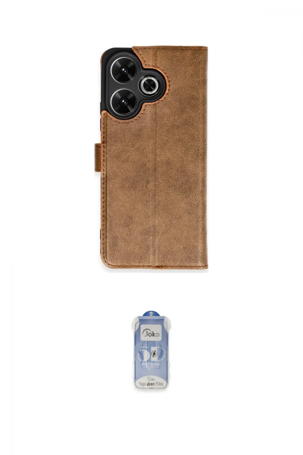 ieg™ Redmi 13 4G Kılıf Siluet Işık Serisi - Siyah Joko Magic 5D Cam