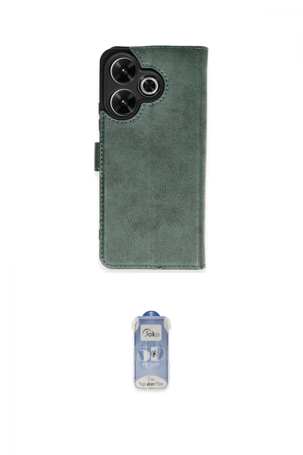 ieg™ Redmi 13 4G Kılıf Siluet Işık Serisi - Siyah Joko Magic 5D Cam
