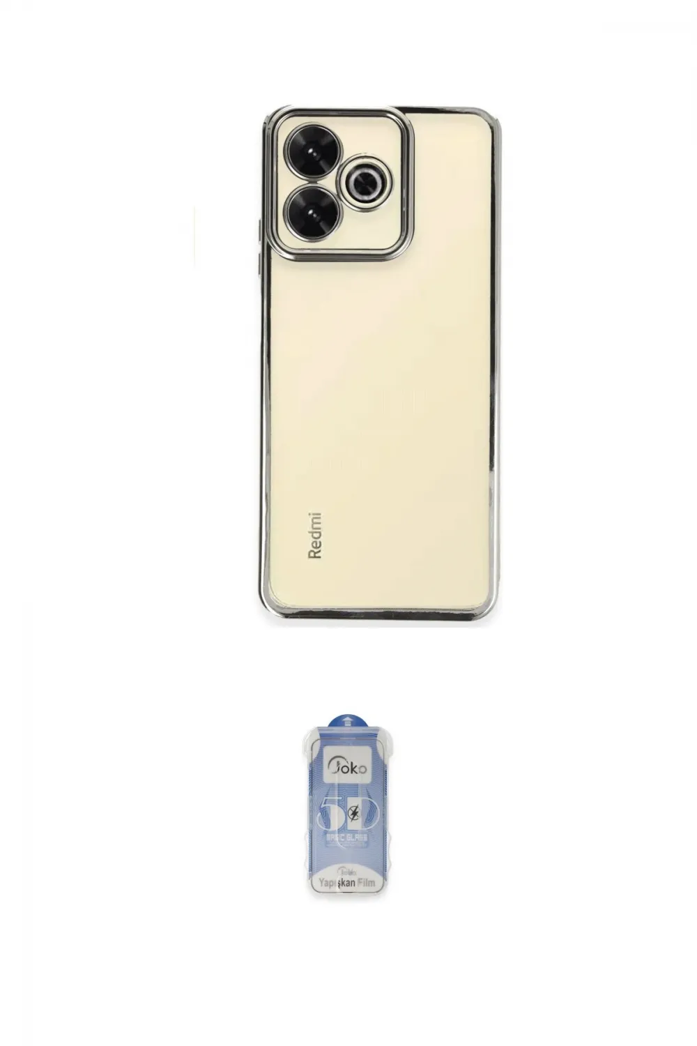 ieg™ Redmi 13 4G Kılıf Vadi Minimal - Siyah Joko Magic 5D Cam