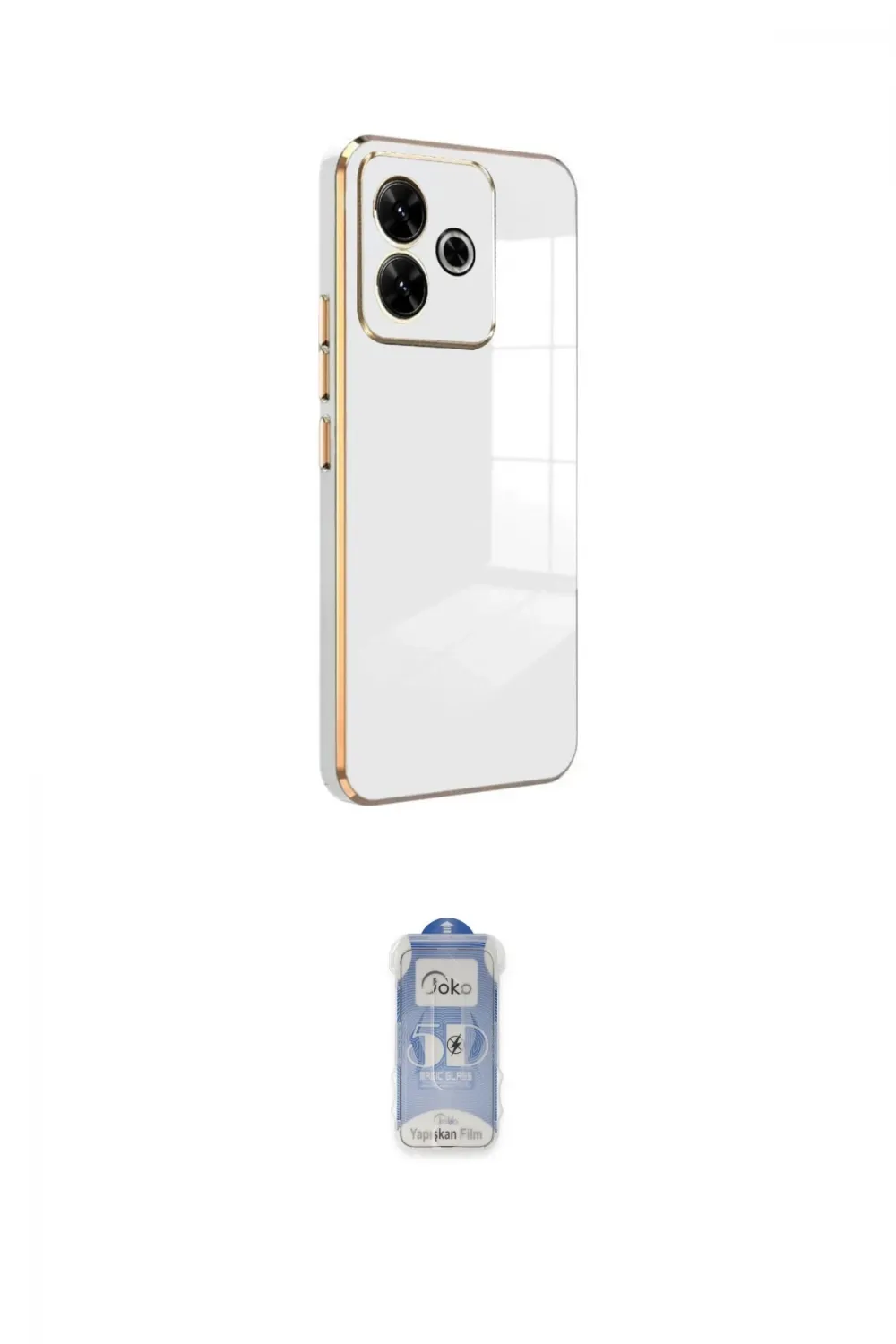 ieg™ Redmi 13 4G Kılıf Yankı Serisi - Siyah Joko Magic 5D Cam