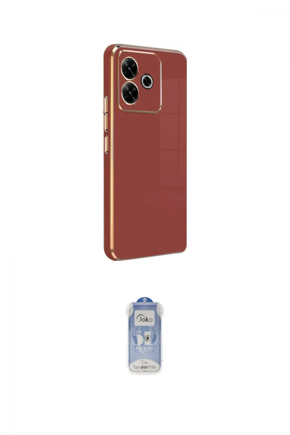 ieg™ Redmi 13 4G Kılıf Yankı Serisi - Siyah Joko Magic 5D Cam