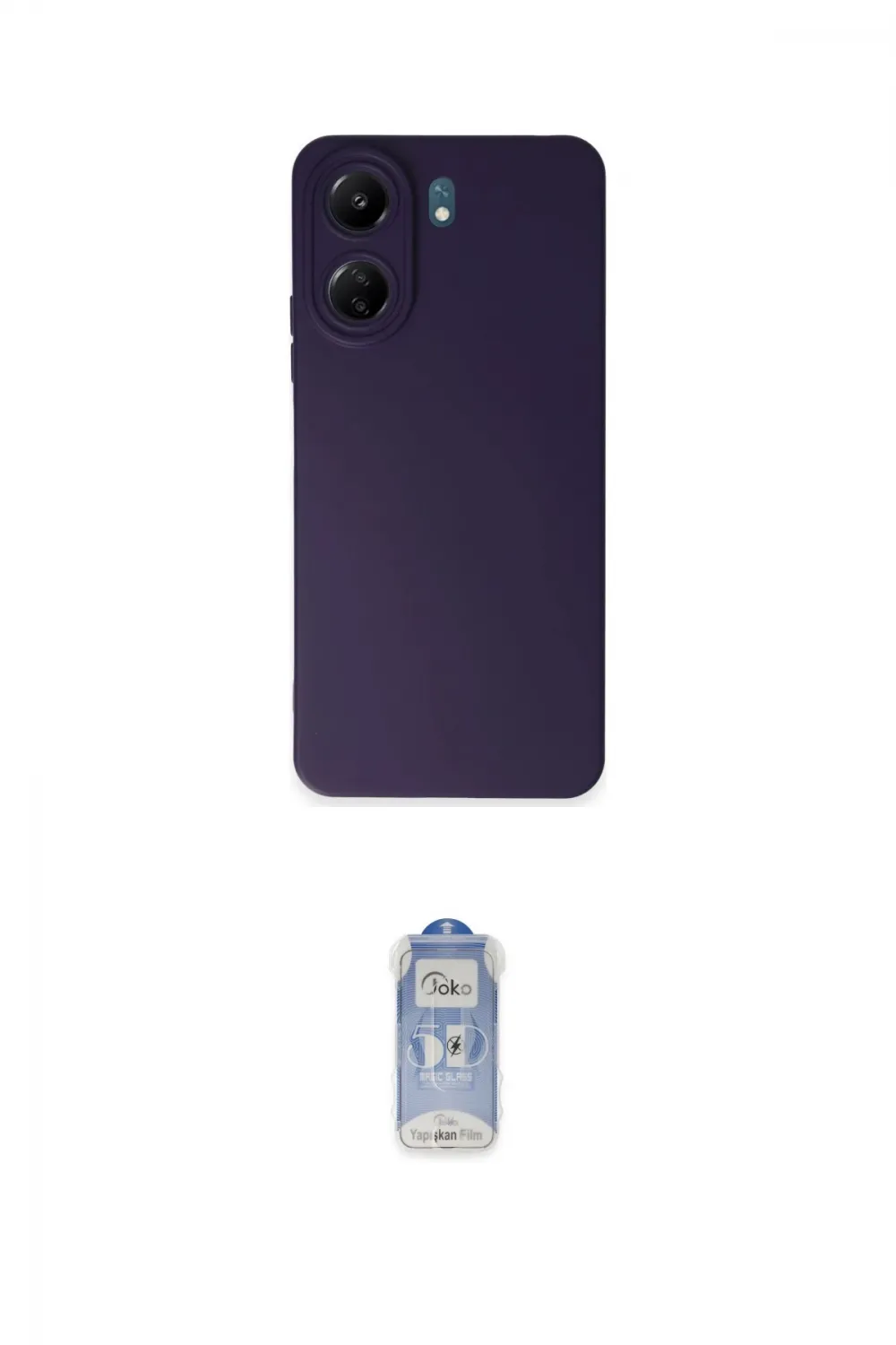 ieg™ Redmi 13C Kılıf Ahenk Serisi - Siyah Joko Magic 5D Cam